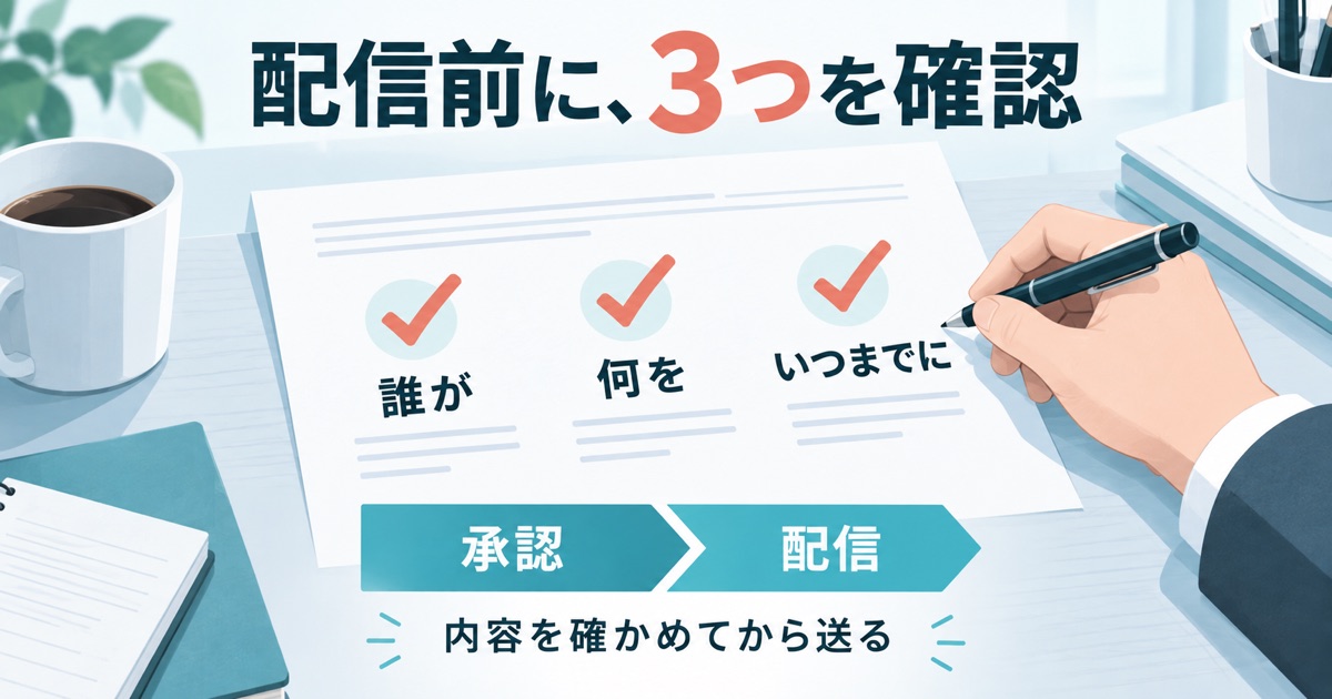 AIで社内のお知らせを作る方法|変更点と対応期限が伝わる5ステップ - まとめ前